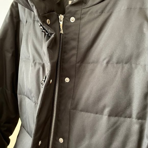 Kate Spade Black Jewel Button Puffer Coat Size 12 - Picture 3 of 13